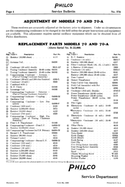 270A ; Philco Products Ltd. (ID = 2809928) Radio