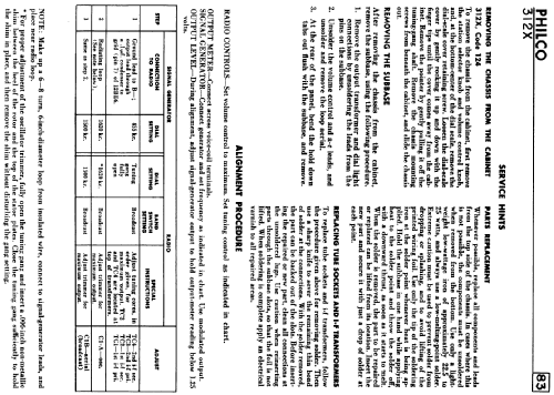 312X ; Philco Products Ltd. (ID = 2138506) Radio