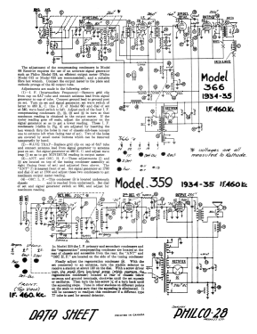 366A ; Philco Products Ltd. (ID = 2891637) Radio