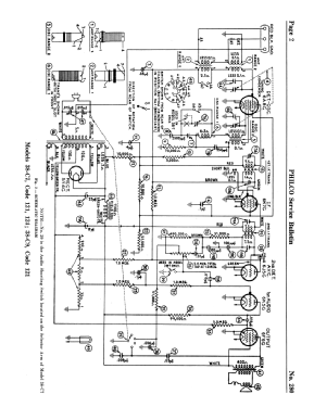 38-C7 Code 121; Philco Products Ltd. (ID = 3017642) Radio