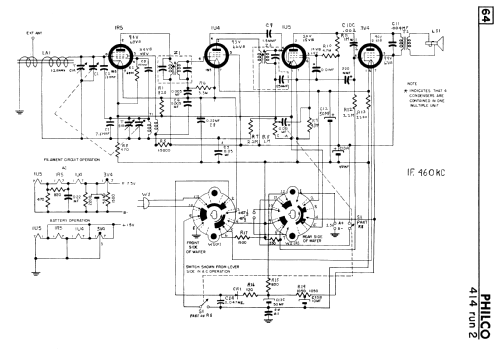 414 ; Philco Products Ltd. (ID = 2265230) Radio