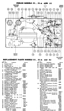 51A ; Philco Products Ltd. (ID = 2812047) Radio