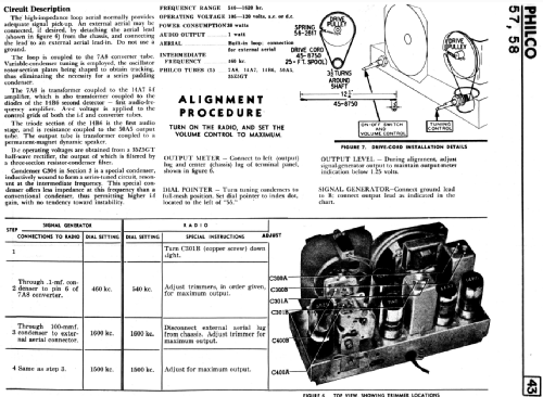 58 ; Philco Products Ltd. (ID = 2157450) Radio