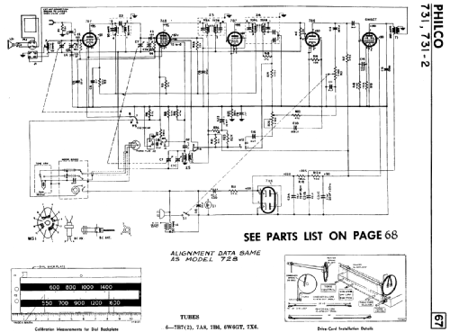 731 ; Philco Products Ltd. (ID = 2152588) Radio