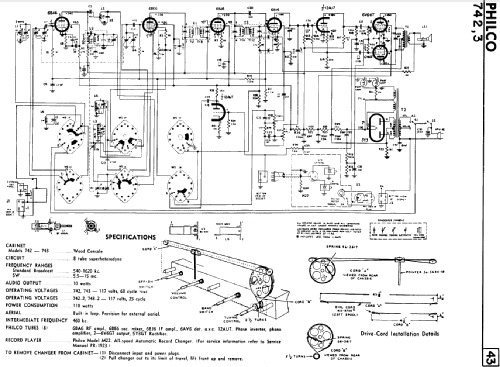 742 ; Philco Products Ltd. (ID = 2145701) Radio