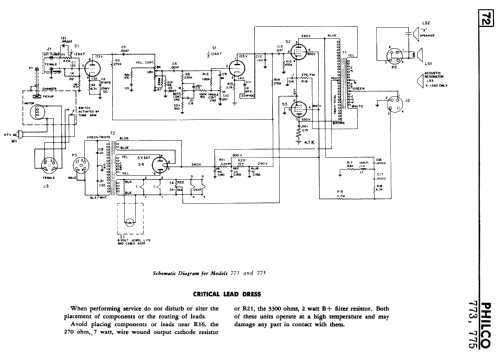 773 ; Philco Products Ltd. (ID = 2759190) Ton-Bild