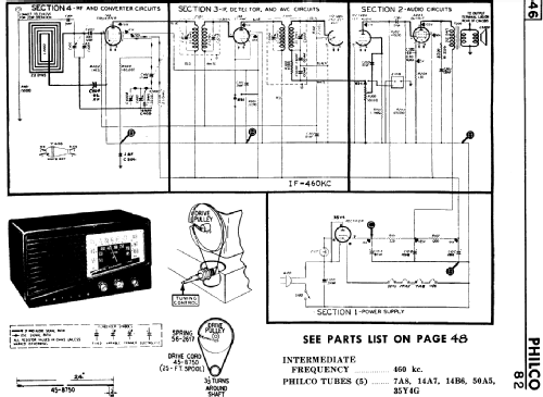 82 ; Philco Products Ltd. (ID = 2157457) Radio