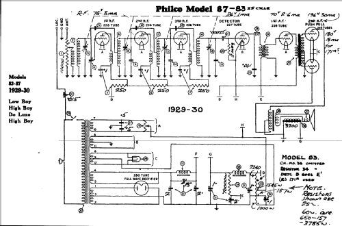 83 ; Philco Products Ltd. (ID = 840161) Radio