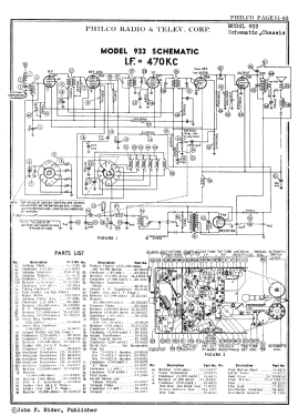 933 ; Philco Products Ltd. (ID = 2896114) Car Radio