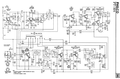 PT-804 ; Philco Products Ltd. (ID = 2575666) Radio