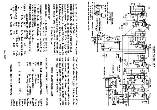 667; Philco Radio & (ID = 687718) Radio