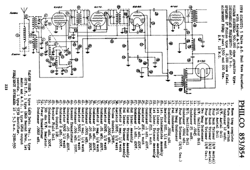 854; Philco Radio & (ID = 756519) Radio