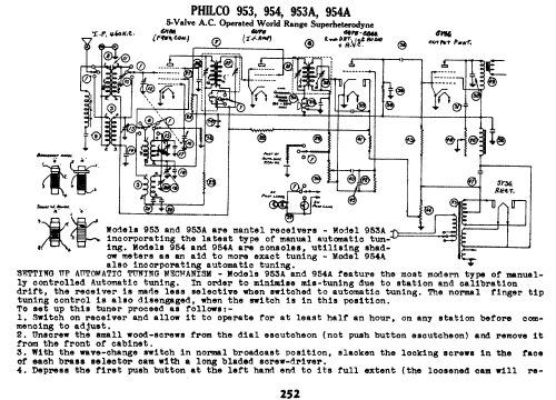 954; Philco Radio & (ID = 777954) Radio