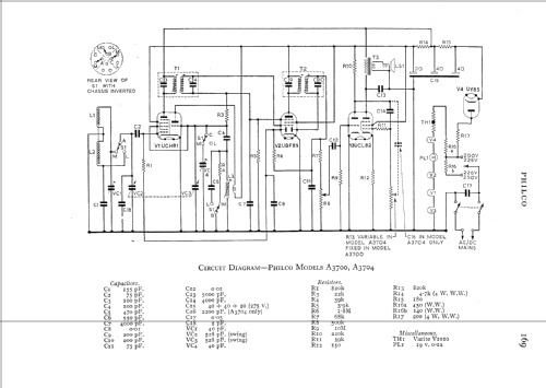 A3704; Philco Radio & (ID = 563477) Radio