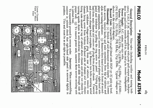 Phonorama A3764; Philco Radio & (ID = 577198) Radio