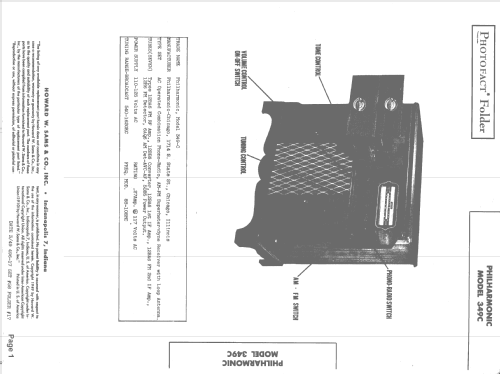 349-C ; Philharmonic Radio (ID = 1517230) Radio