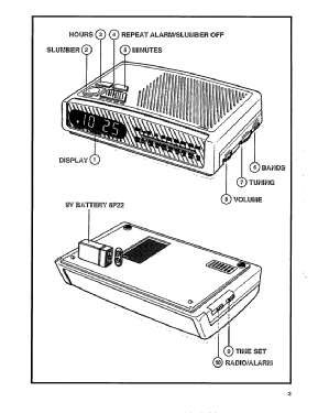 The Nightline AJ3180 /00; Philips 飞利浦; (ID = 3087252) Radio