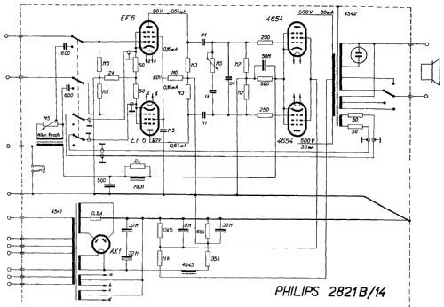 2821B-14; Philips akc. spol., (ID = 490865) Ampl/Mixer