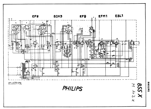 855X; Philips akc. spol., (ID = 2519592) Radio