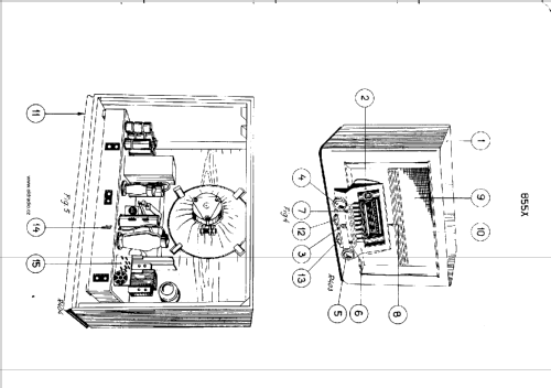 855X; Philips akc. spol., (ID = 2519610) Radio