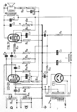 Malý zesilovač - Little Amplifier Schema 54; Philips akc. spol., (ID = 3047665) Kit