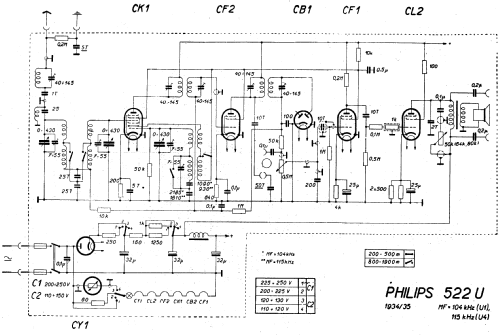 522U4; Philips akc. spol., (ID = 676122) Radio