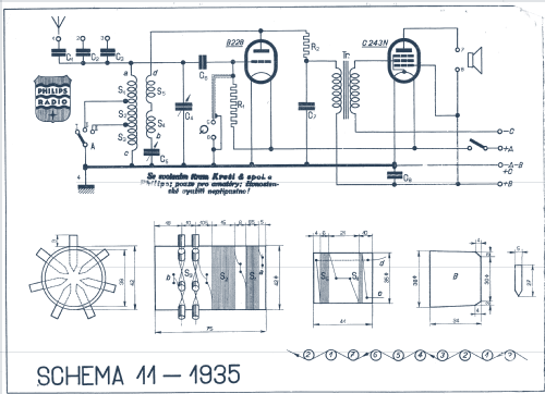 Schema 11; Philips akc. spol., (ID = 2347656) Kit