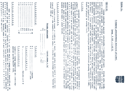 Schema 11; Philips akc. spol., (ID = 2347657) Kit