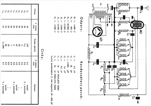 Schema 24 Converter Philips akc. spol., Praha-Hloubetin, build 1936