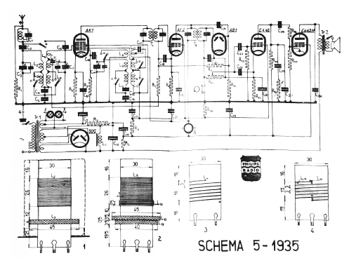 Schema 5; Philips akc. spol., (ID = 2676413) Kit