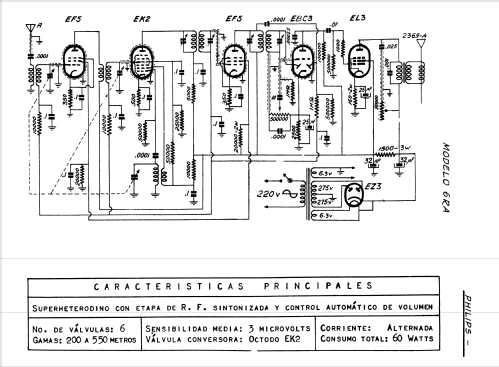 6RA; Philips Argentina, (ID = 1521476) Radio