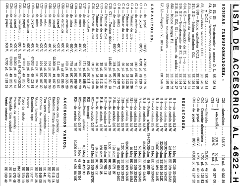 AL 4622 H; Philips Argentina, (ID = 1229379) Radio