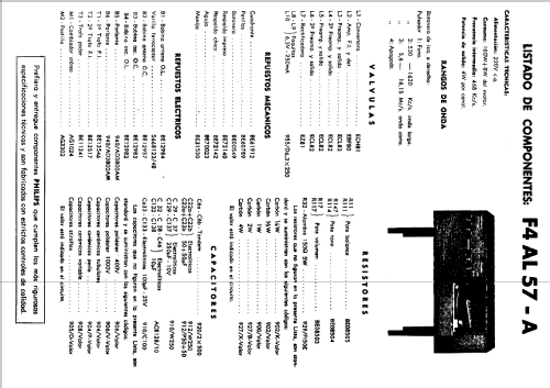 F4AL57-A; Philips Argentina, (ID = 838301) Radio