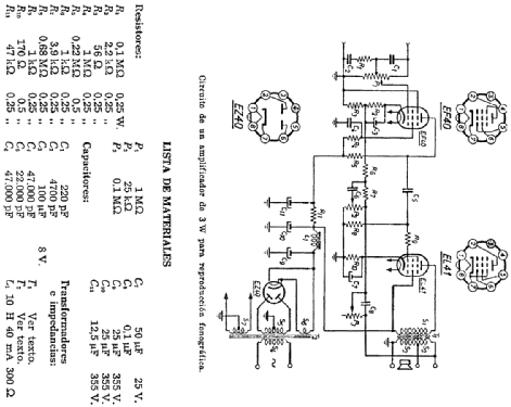 Fapesa Amplificador 3W en kit ; Philips Argentina, (ID = 1691359) Kit