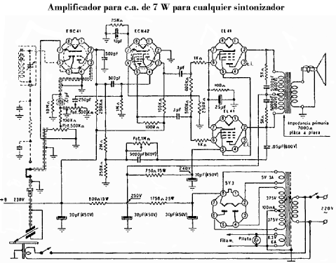 Fapesa Amplificador 7W en kit ; Philips Argentina, (ID = 1691379) Kit