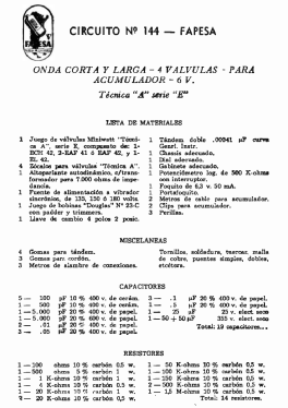 Fapesa Receptor en kit 144; Philips Argentina, (ID = 2932209) Kit