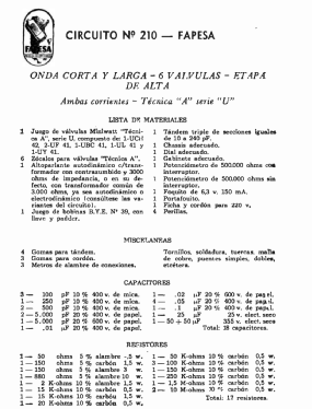 Fapesa Receptor en kit 210; Philips Argentina, (ID = 2931809) Kit