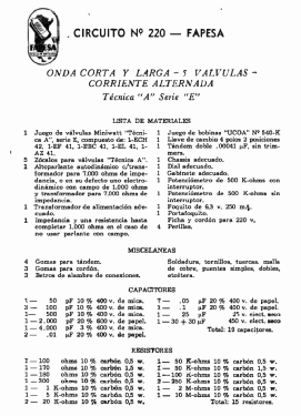 Fapesa Receptor en kit 220; Philips Argentina, (ID = 2932935) Kit