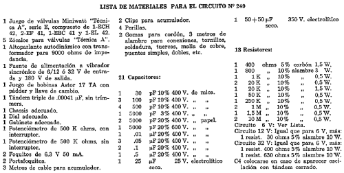 Fapesa Receptor en kit 249; Philips Argentina, (ID = 1691490) Kit