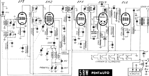 Pentauto 5RW; Philips Argentina, (ID = 709526) Car Radio