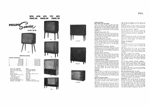Trimline 25' T25 T474 Ch= 74; Philips Australia (ID = 1974681) Television