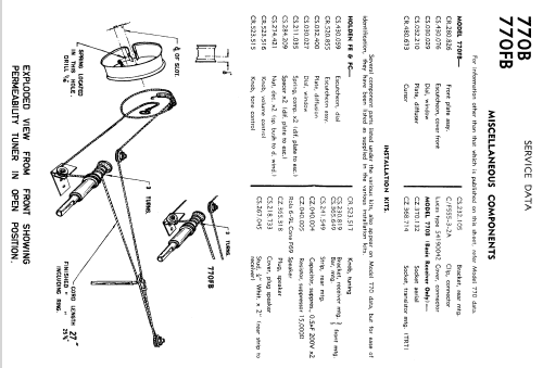 770FB; Philips Australia (ID = 1791619) Car Radio