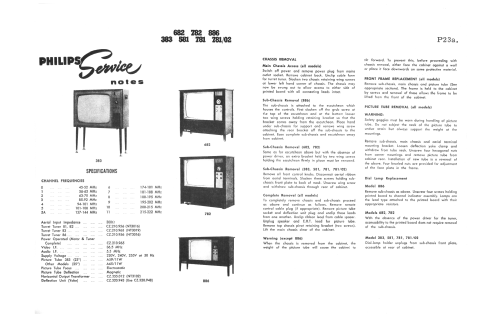 De-Luxe Wideboy T25 T886 Ch= 86; Philips Australia (ID = 2407361) Television