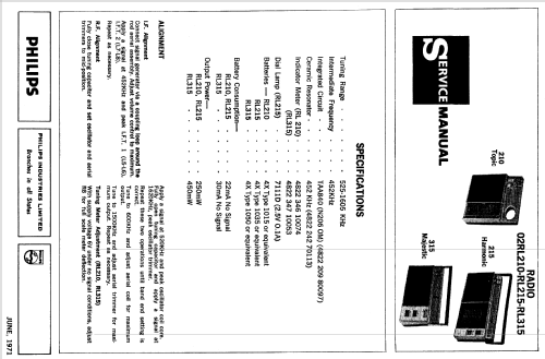 Harmonic 02RL215 ; Philips Australia (ID = 2150761) Radio