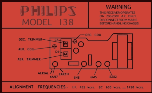 Minstrel Four 138; Philips Australia (ID = 3017518) Radio