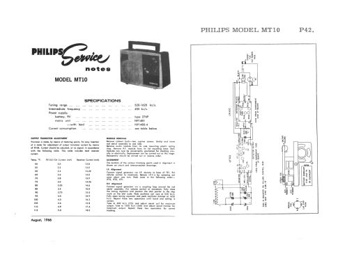 Parisienne MT10; Philips Australia (ID = 2749181) Radio