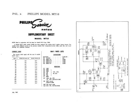 Parisienne MT10; Philips Australia (ID = 2749182) Radio