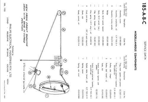 Phil-Harmonic 185; Philips Australia (ID = 2179072) Radio