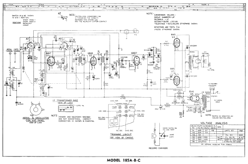 Phil-Harmonic 185C; Philips Australia (ID = 2179055) Radio