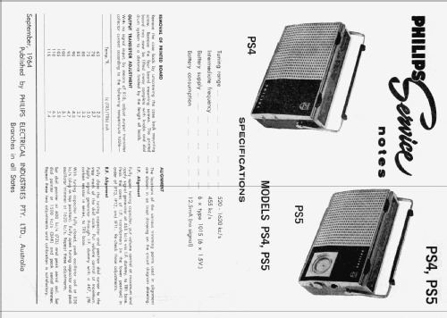 Musictime PS5; Philips Australia (ID = 1776736) Radio